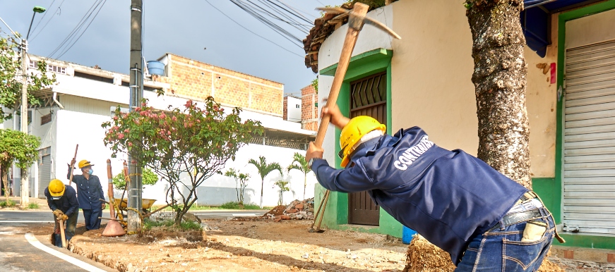 6.681 metros cuadrados de andenes son intervenidos en Bucaramanga