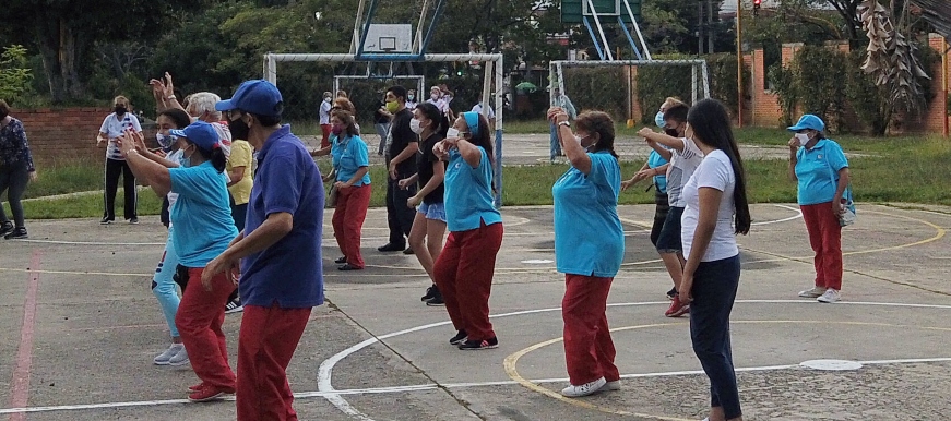 Fotografía: Diego Leal / Alcaldía de Bucaramanga. Jornada intergeneracional adultos mayores. 