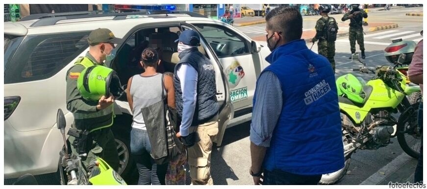 Se adelantó operativo interinstitucional para combatir la mendicidad infantil en Bucaramanga