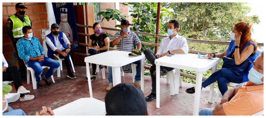 Alcaldía refuerza la seguridad y los planes de trabajo articulados con la comunidad en el Corregimiento 3