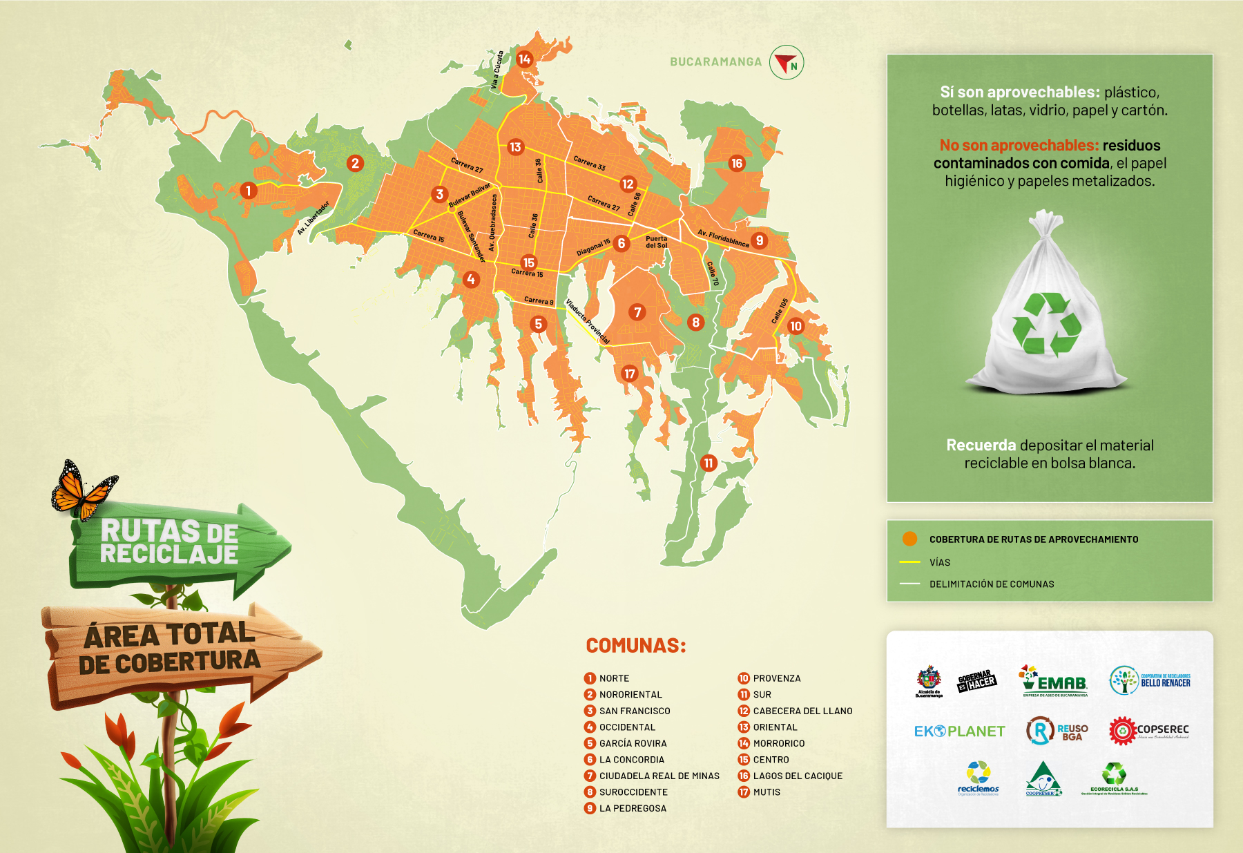 Conoce la ruta de reciclaje que pasa por tu casa