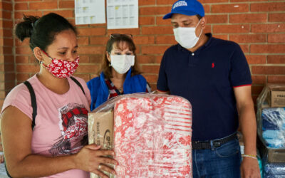 Migrantes recibieron ayudas humanitarias