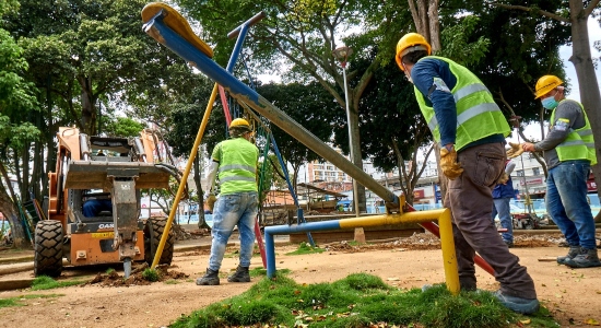 Se inició la transformación del Parque La Concordia