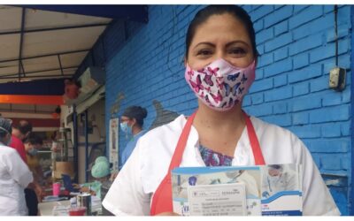 Más de 1.300 dosis contra el COVID-19 han sido aplicadas en las plazas de mercado públicas de Bucaramanga