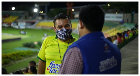 Bucaramanga vivió el fútbol en paz