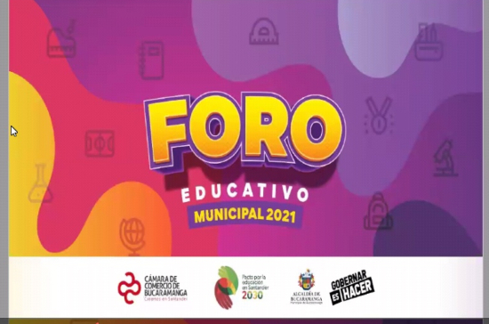 Invitación a los docentes a participar del Foro Educativo Municipal 2021