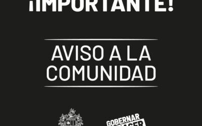 Aviso a la comunidad