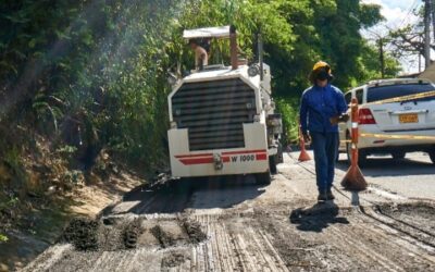 18 frentes de trabajo, durante esta semana, para la recuperación de la malla vial