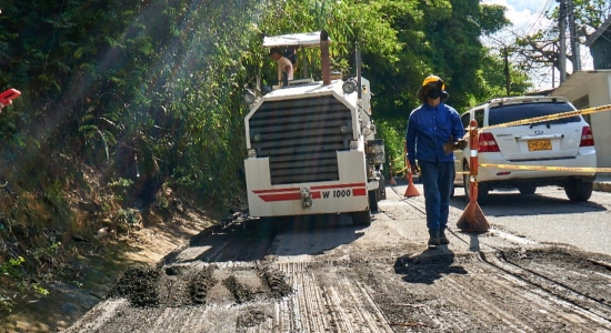 18 frentes de trabajo, durante esta semana, para la recuperación de la malla vial