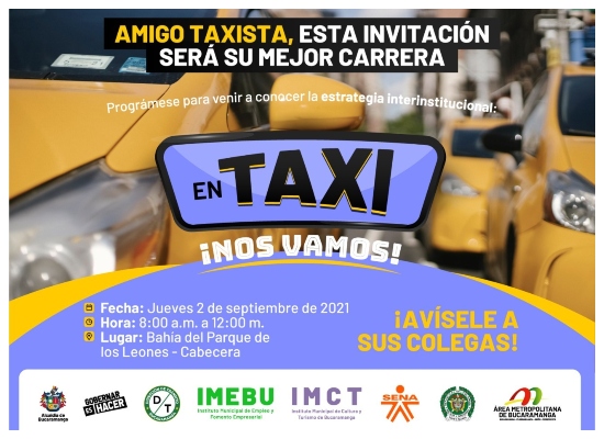 ¡En taxi nos vamos!: la apuesta para fortalecer al gremio ‘amarrillo’