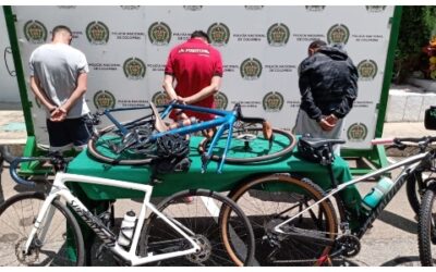 Policía capturó tres asaltantes de bicicletas de alta gama