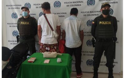Dos capturados por hurto en el Centro de la ciudad