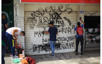 Alcaldía le cambió la cara al ‘Caballo de Bolívar’: se limpiaron los negocios vandalizados