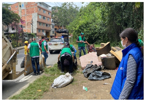 Alcaldía recuperó espacio público invadido en la Comuna 14