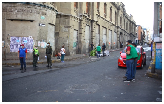 Operativos de control a ocupación de espacio público en el Centro de la ciudad