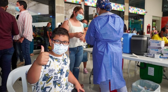 Más de 20.000 niños están vacunados en Bucaramanga contra el Covid-19