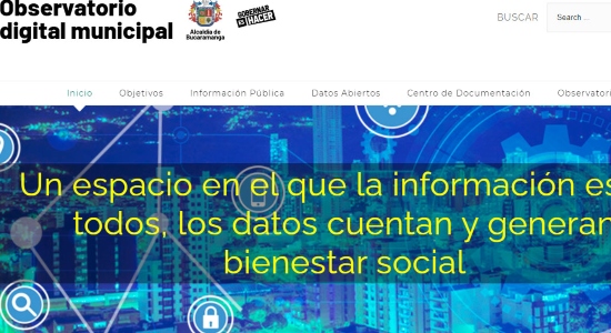 En Bucaramanga la información está a disposición de todos gracias al Observatorio Digital