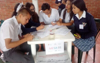 Estudiantes de colegios oficiales participarán de simulacro electoral