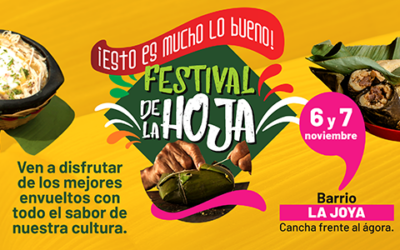 ¡Esto es mucho lo bueno! Participe este fin de semana en el Festival de la Hoja