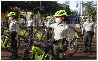 97 bicicletas fueron entregadas a la Policía para mejorar la vigilancia