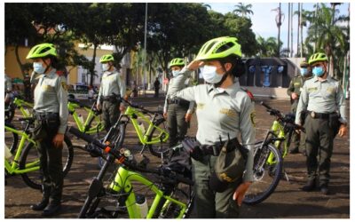97 bicicletas fueron entregadas a la Policía para mejorar la vigilancia