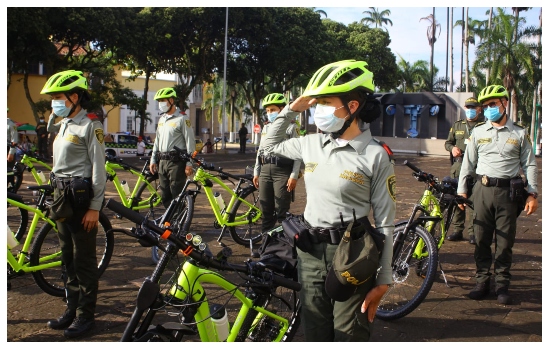 97 bicicletas fueron entregadas a la Policía para mejorar la vigilancia