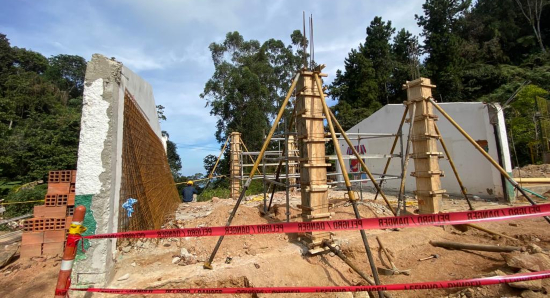 Avanzan obras de remodelación en sedes educativas rurales de Vijagual