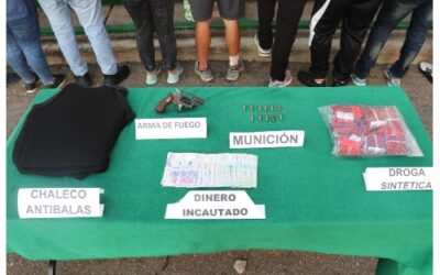 Estos fueron los elementos incautados a la temida banda criminal ‘Los del Sur’