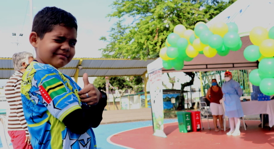 Más de 800 niños se beneficiaron de la primera Jornada Nacional de Vacunación en Bucaramanga