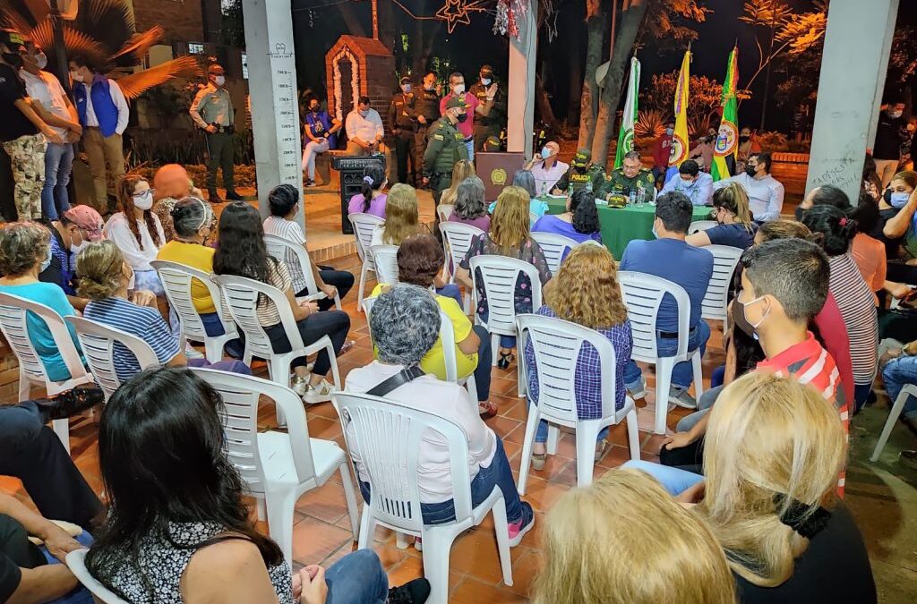Alcaldía y Policía establecieron compromisos por la seguridad del barrio La Salle