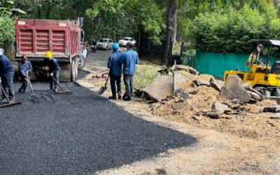 En Bucaramanga la recuperación de la malla vial no se detiene