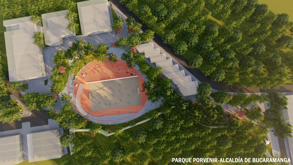 Así quedará el nuevo parque que se construirá en el barrio Porvenir