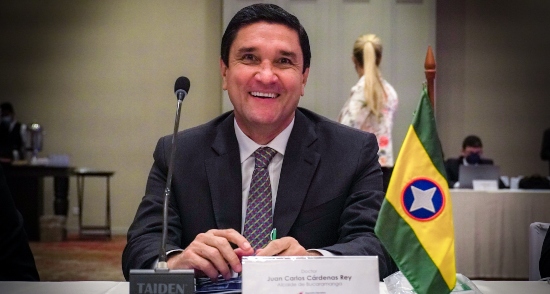 Alcalde de Bucaramanga Juan Carlos Cárdenas, nuevo presidente de Asocapitales.