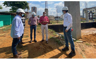 Reiniciaron las obras en la Camacho Carreño