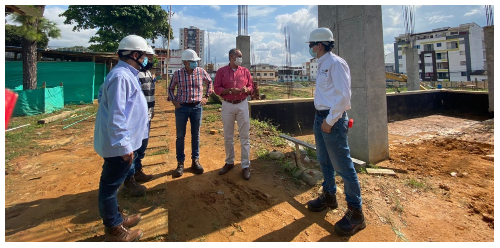 Reiniciaron las obras en la Camacho Carreño