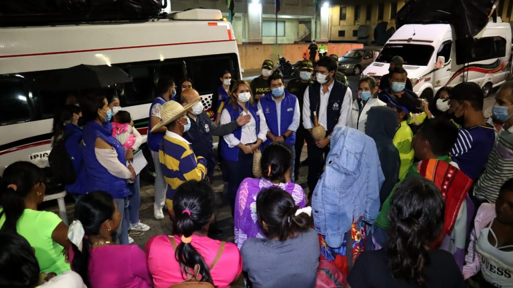 Alcaldía adelantó traslado humanitario de 38 indígenas Yukpa