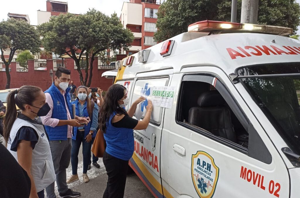 Así avanzan los operativos de control a ambulancias