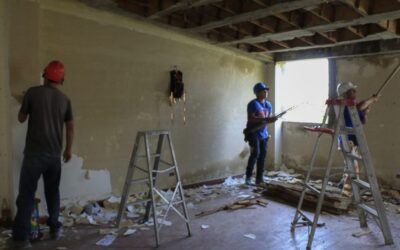 Obras de Mejoramiento de la Comisaría de Familia La Joya avanzan en un 35%