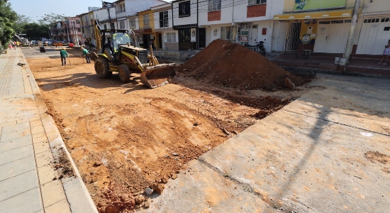 Mejoramiento de la malla vial del barrio Prados del Mutis tiene un 25% de avance