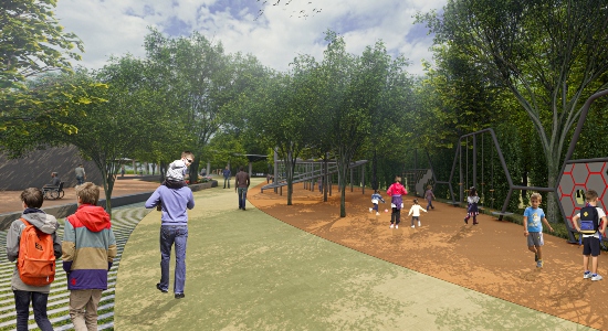 A finales de febrero iniciará la construcción de cinco parques en la ciudad