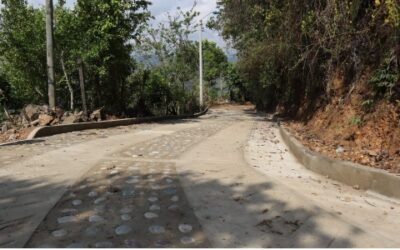 Avanza en un 95% la construcción de placa huellas en la vereda San Cayetano