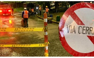Iniciaron las obras de mejoramiento de malla vial sobre el Viaducto La Flora