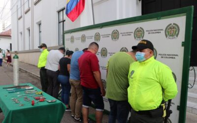 1.863 personas capturadas y cinco bandas desarticuladas en el primer trimestre del año