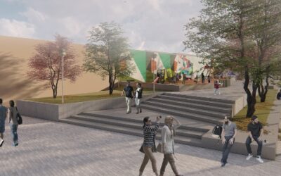 Inició la construcción de dos nuevos parques en el barrio Café Madrid