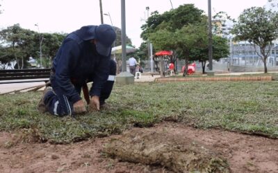 Iniciaron trabajos de restauración en el Parque de Los Niños