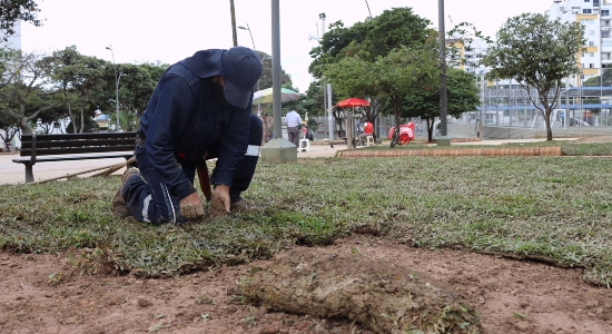 Iniciaron trabajos de restauración en el Parque de Los Niños