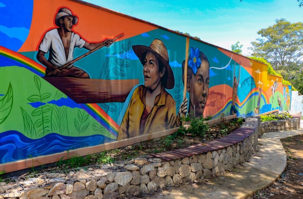 Bucaramanga cuenta con un mural con realidad aumentada en homenaje a las víctimas del conflicto