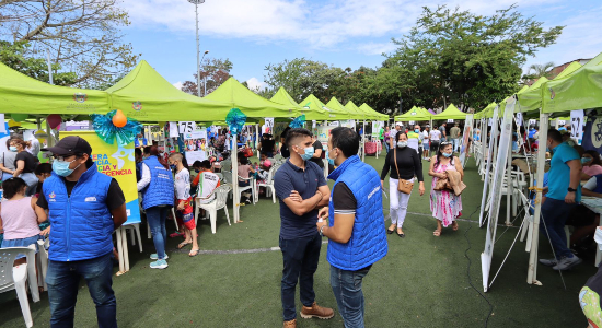 Hoy llegamos al barrio El Rocío con la cuarta feria institucional del 2022