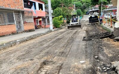 Más de 2.600 metros cuadrados de malla vial se restauran en los barrios La Juventud y María Paz