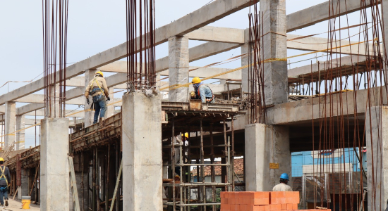 Obra del colegio Camacho Carreño ya alcanzó el 30% de su construcción